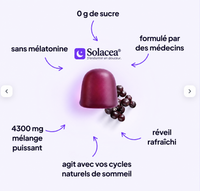 SleepGum Solacea : Gummies Sommeil Champignons